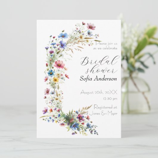 Invitation fleur de la Fête du Jardin (Debout devant)