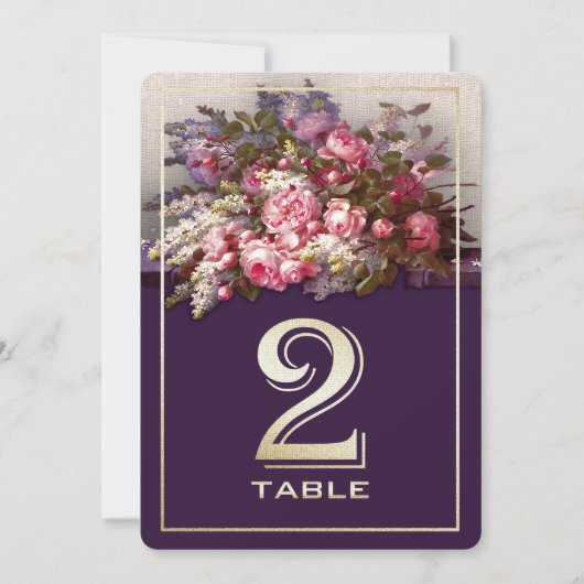 Invitation Fleur de la partie de peinture Numéro de tableau C (Devant)