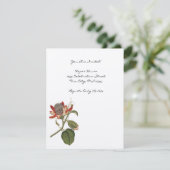 Invitation Fleur de la Passion Vintage (Debout devant)