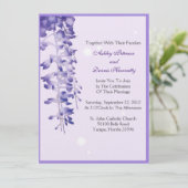 Invitation Fleur de lavande (Debout devant)