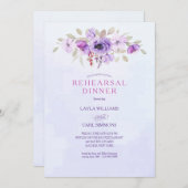 Invitation Fleur de Lavande (Devant / Derrière)