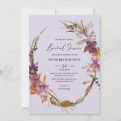 Invitation Fleur de Lavande Aquarelle (Devant)