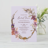 Invitation Fleur de Lavande Aquarelle (Debout devant)
