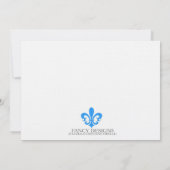 Invitation Fleur de Lis (Dos)