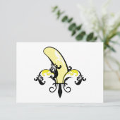 Invitation fleur de lis (Debout devant)
