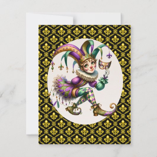 Invitation Fleur de Lis (Devant)