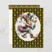 Invitation Fleur de Lis (Devant / Derrière)