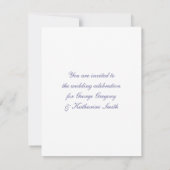 Invitation Fleur de lis G Monogramme (Dos)
