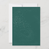 Invitation Fleur de Lis | Green Mardi Gras Party (Dos)