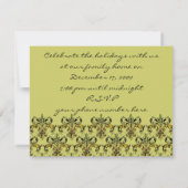 Invitation Fleur de lis Xmas (Dos)