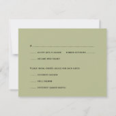 Invitation Fleur de lotus rose rouge réponse de rsvp de maria (Dos)