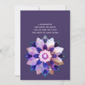 Invitation Fleur de Lumière Intérieure | Mandala (Dos)
