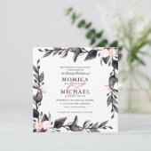 Invitation Fleur de lune | mariage botanique moderne (Debout devant)
