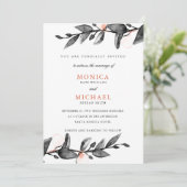 Invitation Fleur de lune | mariage botanique moderne (Debout devant)