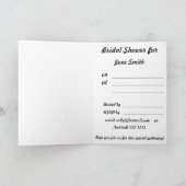 Invitation Fleur de Magnolia blanche sur une Fête des mariées (Intérieur)