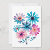 Invitation Fleur de marguerite mystique (Devant)