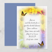 Invitation Fleur de Marguerites d'Été (Devant / Derrière)