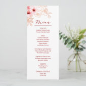 Invitation Fleur de mariage rose blanc cerisier en fleurs    (Debout devant)
