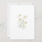 Invitation Fleur de naissance du mois d'avril pour 85e annive (Dos)