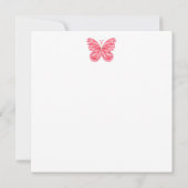 Invitation Fleur de naissance et Gem Juin Tea Card (Dos)