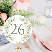 Invitation Fleur de prairie rustique Mariage d'été Numéro de 