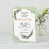 Invitation Fleur de printemps (Debout devant)