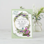 Invitation Fleur de printemps (Debout devant)