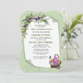 Invitation Fleur de printemps (Debout devant)