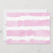 Invitation Fleur de soleil jaune rose d'anniversaire d'abeill (Dos)