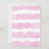 Invitation Fleur de soleil jaune rose jaune d'anniversaire (Dos)