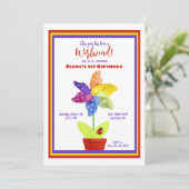 Invitation Fleur de Tourniquet (Debout devant)