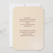 Invitation Fleur d'élégant Tulipe jaune et rose | Mariage ro (Dos)