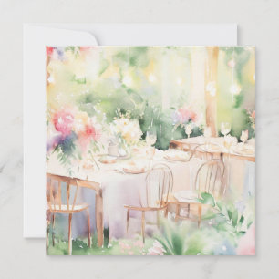 Invitation Fleur délice : Fleurs sereines, Un Baby shower