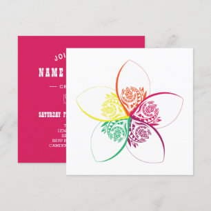 Invitation fleur d'île