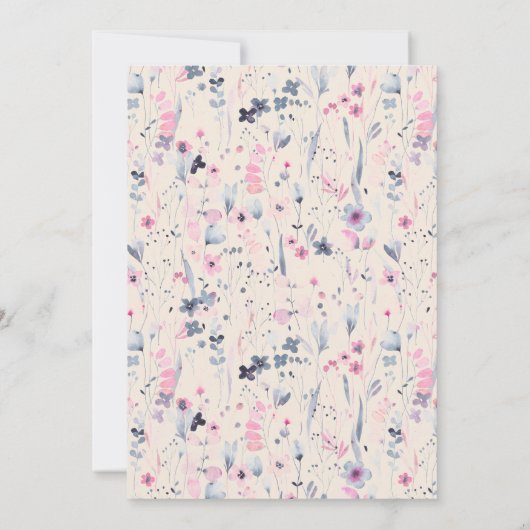 Invitation Fleur d'or Blush Krishna Indian Couples Douche (Dos)