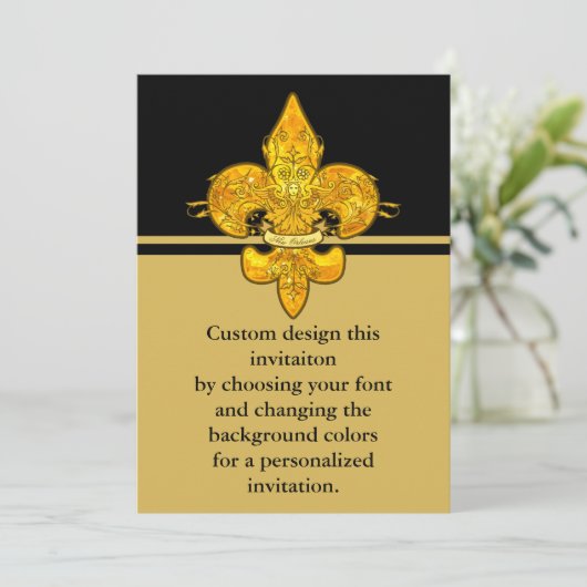 Invitation Fleur du Guardian (Debout devant)