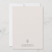 Invitation Fleur du Mois | Février | Mariage entièrement pers (Dos)