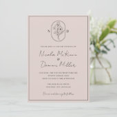 Invitation Fleur du Mois | Février | Mariage entièrement pers (Debout devant)