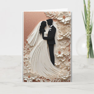 ✨ Invitation Fleur en Papier pour Célébration de M