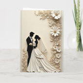 ✨ Invitation Fleur en Papier pour Mariage ✨ (Dos)