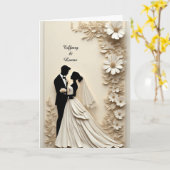✨ Invitation Fleur en Papier pour Mariage ✨ (Fleur jaune)