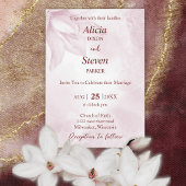 Invitation Fleur Ethereal Magnolia, Mariage
