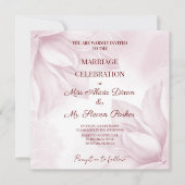 Invitation Fleur Ethereal Magnolia, Mariage (Devant)