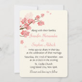 Invitation Fleur Fleur Fleur Fleur Fleur de Cerisier Blanc et (Devant)