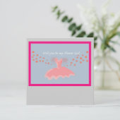 Invitation Fleur Girl (Debout devant)