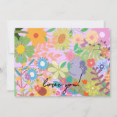 Invitation Fleur Mariage Bridesmade (Dos)