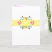 Invitation Fleur mexicaine blanc et rose sucré 16 (Dos)