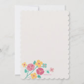 Invitation Fleur Moineau (Dos)