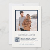 Invitation Fleur peinte 3 dimensions (Dos)