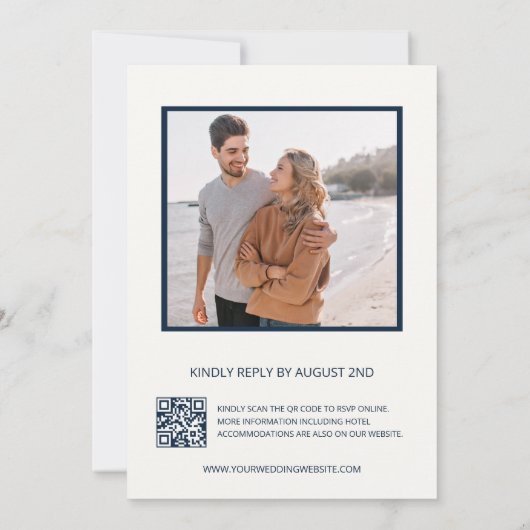 Invitation Fleur peinte 3 dimensions (Dos)